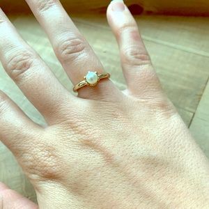 🔴 sale 🔴 Gold ring with pearl